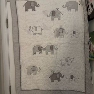 Pottery Barn Kids crib quilt